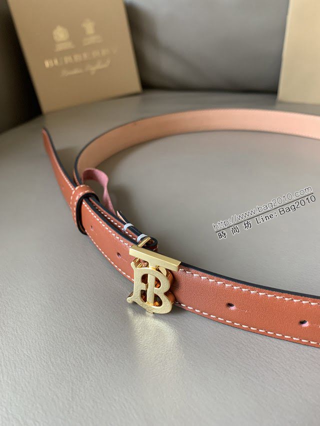 BURBERRY女士皮帶 巴寶莉磨砂牛皮高端休閒腰帶  jjp1053